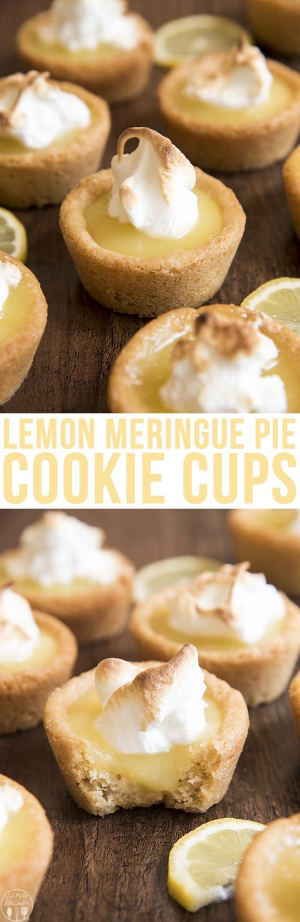 Lemon Meringue Pie Cookie Cups