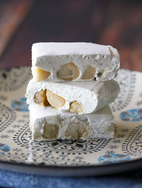 Lemon Myrtle & Macadamia Nougat