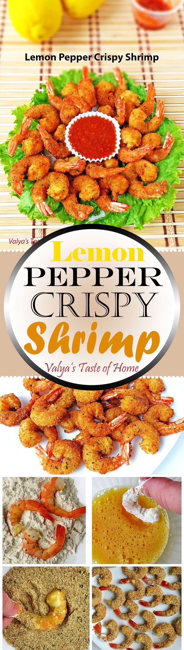 Lemon Pepper Crispy Shrimp