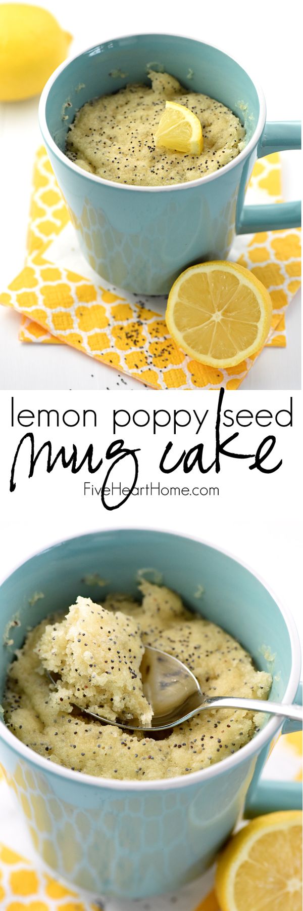 Lemon Poppy Seed Muffin Mug Cake