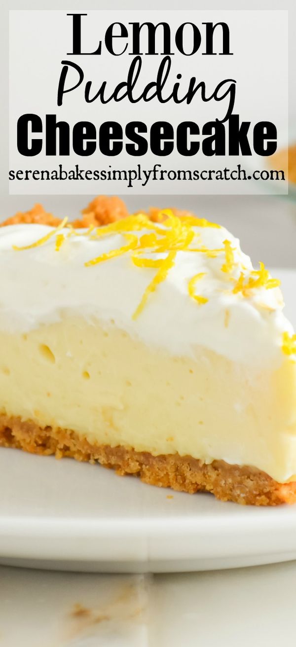 Lemon Pudding Cheesecake