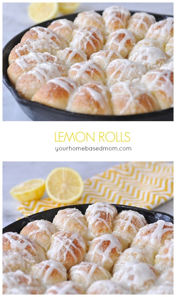 Lemon Pull Apart Rolls