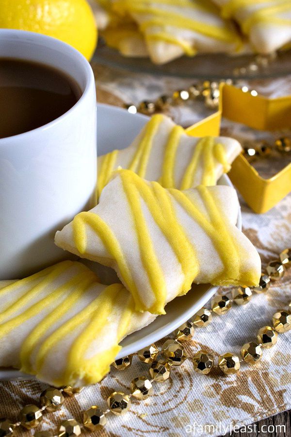 Lemon Star Cookies