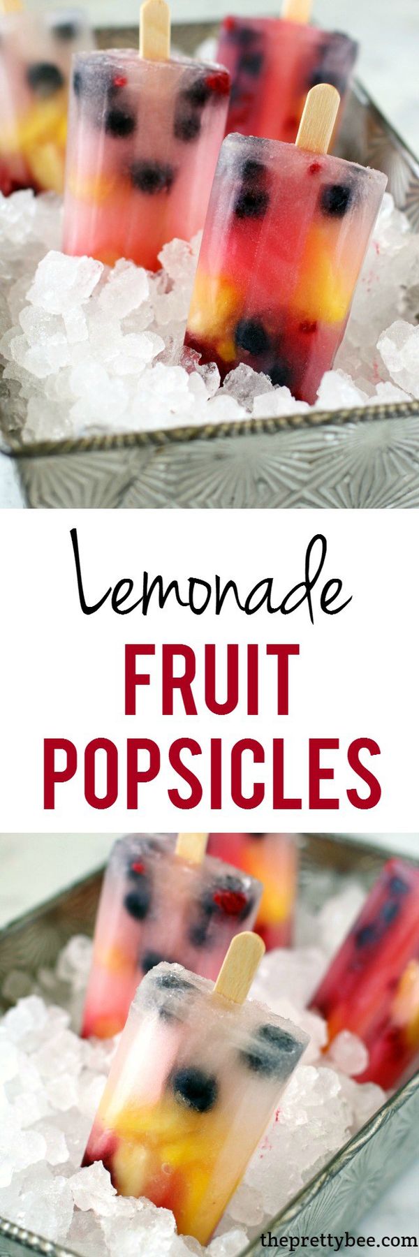 Lemonade Fruit Popsicles