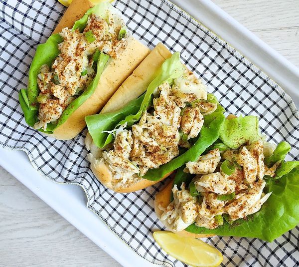 Lemony Crab Rolls