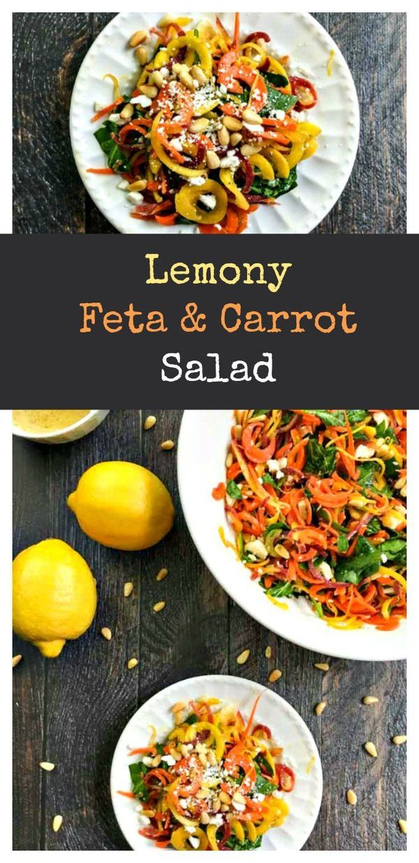 Lemony Feta & Carrot Salad