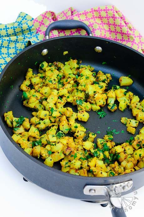 Lemony Potato Masala (vegan, gluten-free