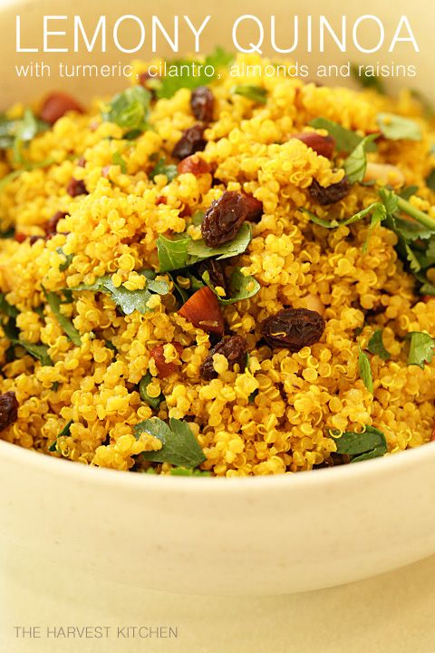 Lemony Quinoa with Turmeric