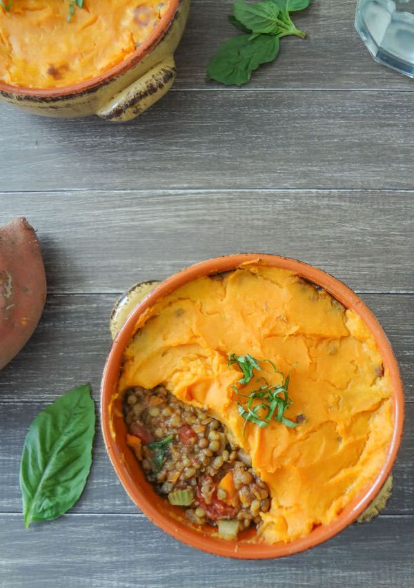 Lentil & Sweet Potato Shepherd’s Pie