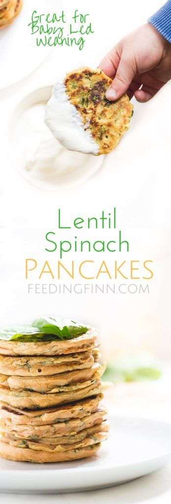 Lentil Spinach Pancakes