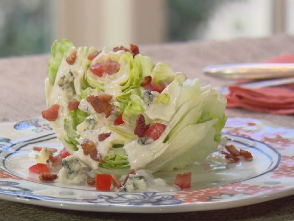 Lettuce Wedge with Blue Cheese Dressing