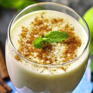 Licuado de Manzana con Avena y Canela