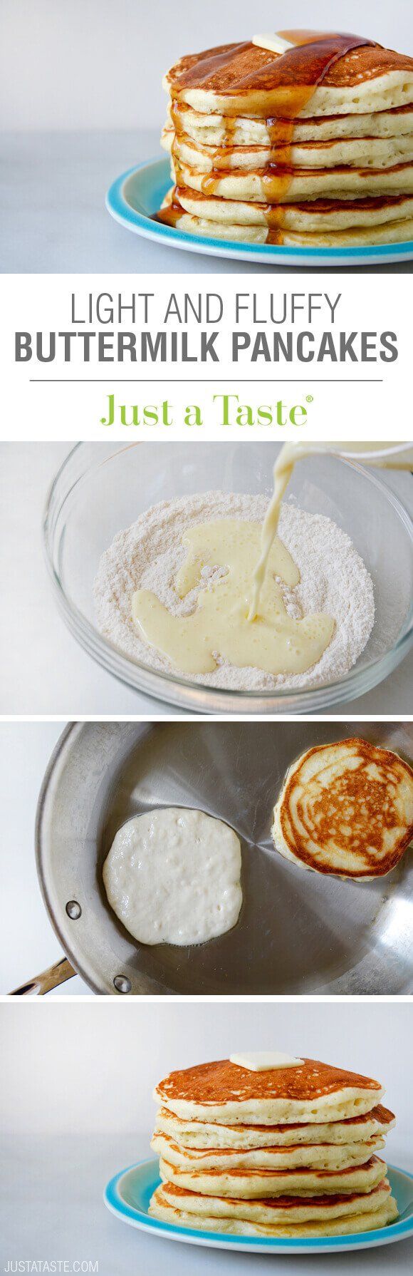 Light and Fluffy Buttermilk Pancakes