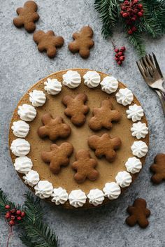 Lightened Up Gingerbread Cheesecake with Tofu