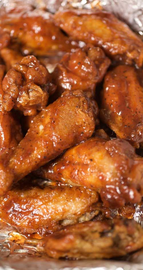 Lightened-up Sweet and Spicy Chicken Wings