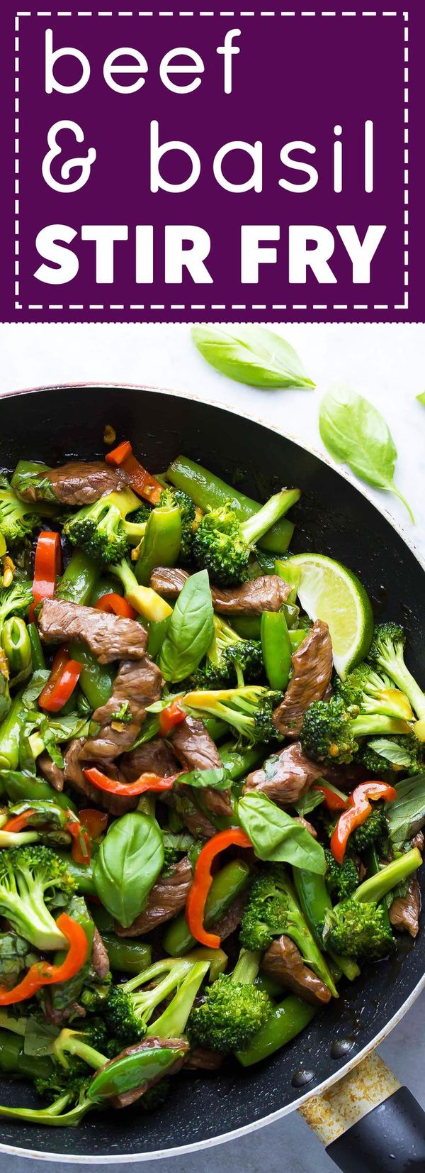 Lime Beef and Basil Stir Fry