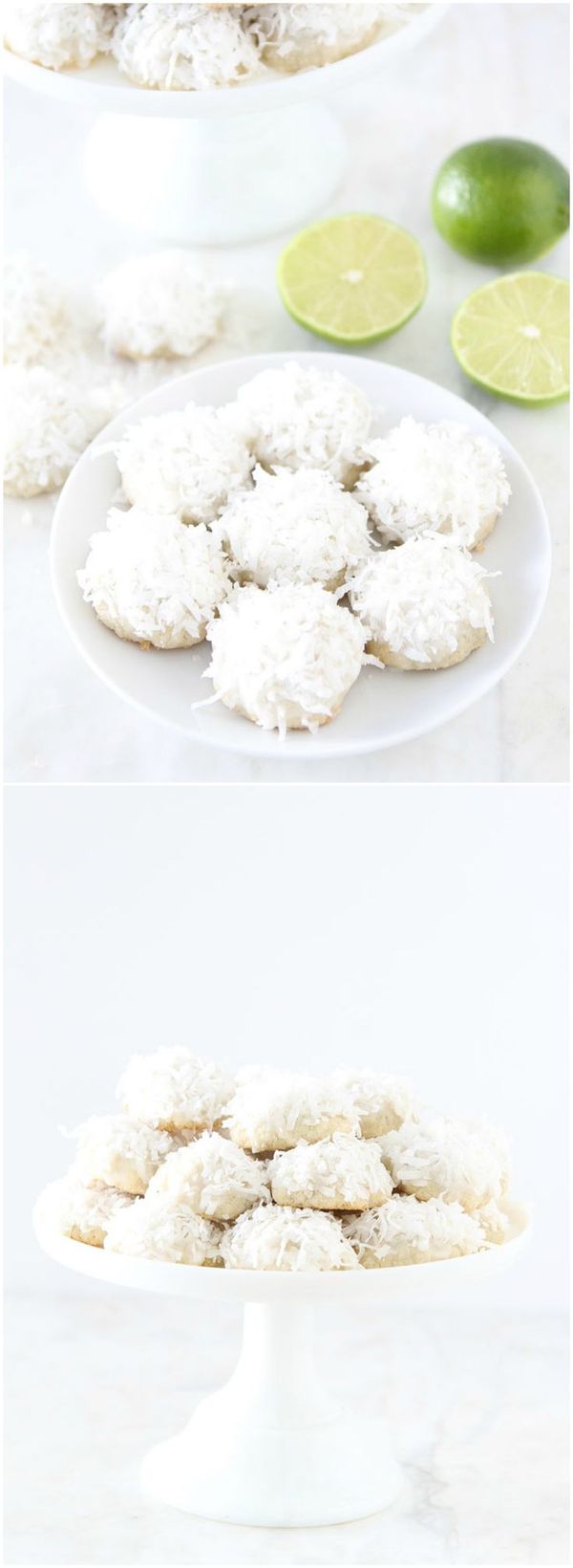 Lime Coconut Snowballs