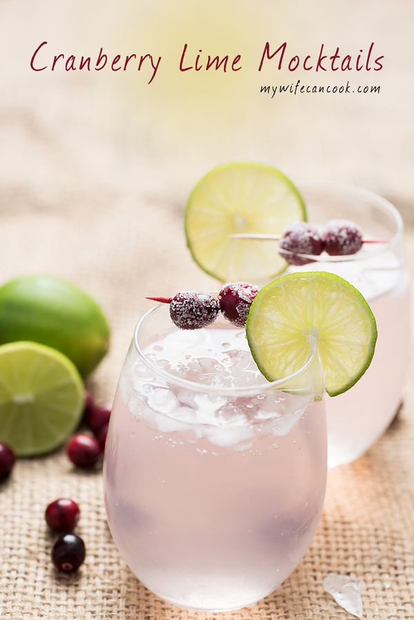 Lime Cranberry Mocktail