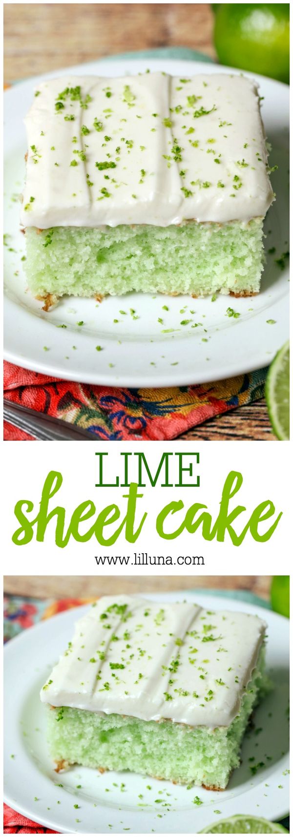 Lime Sheet Cake