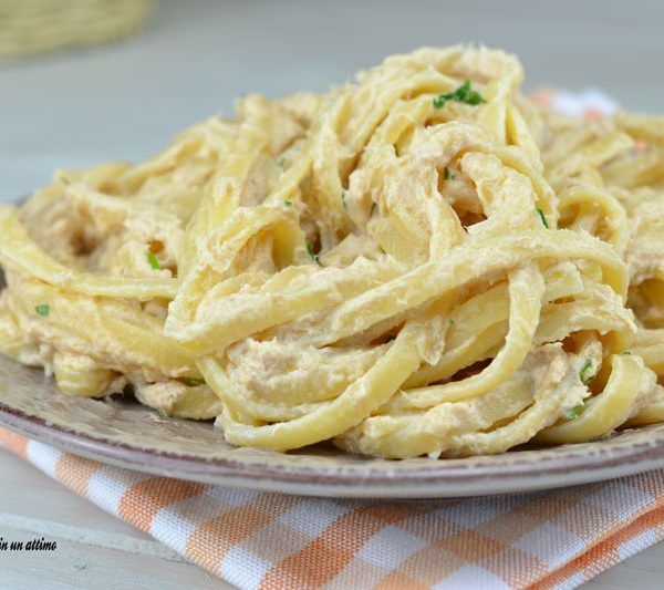 Linguine alla crema di tonno