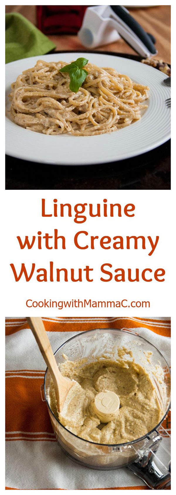 Linguine with Creamy Walnut Sauce