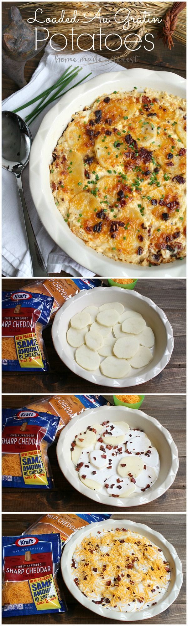 Loaded Au Gratin Potatoes