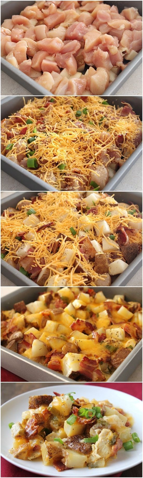 Loaded baked potato casserole