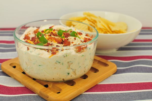 Loaded Baked Potato Chip Dip