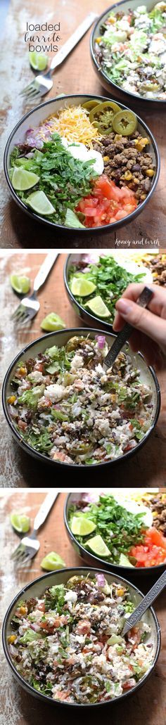 Loaded Burrito Bowls