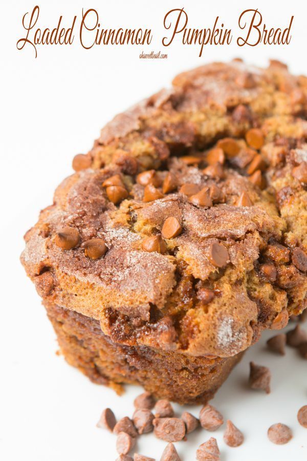 Loaded Cinnamon Chip Pumpkin Bread