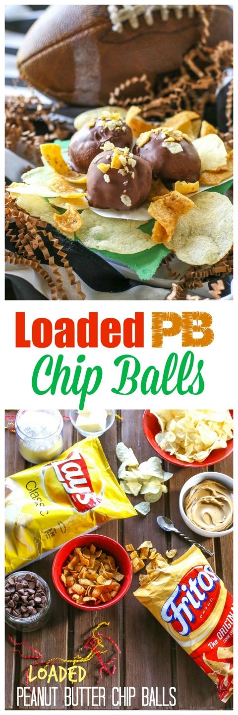 Loaded Peanut Butter Chip Balls