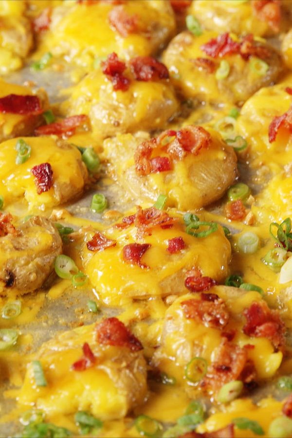 Loaded Smashed Potatoes