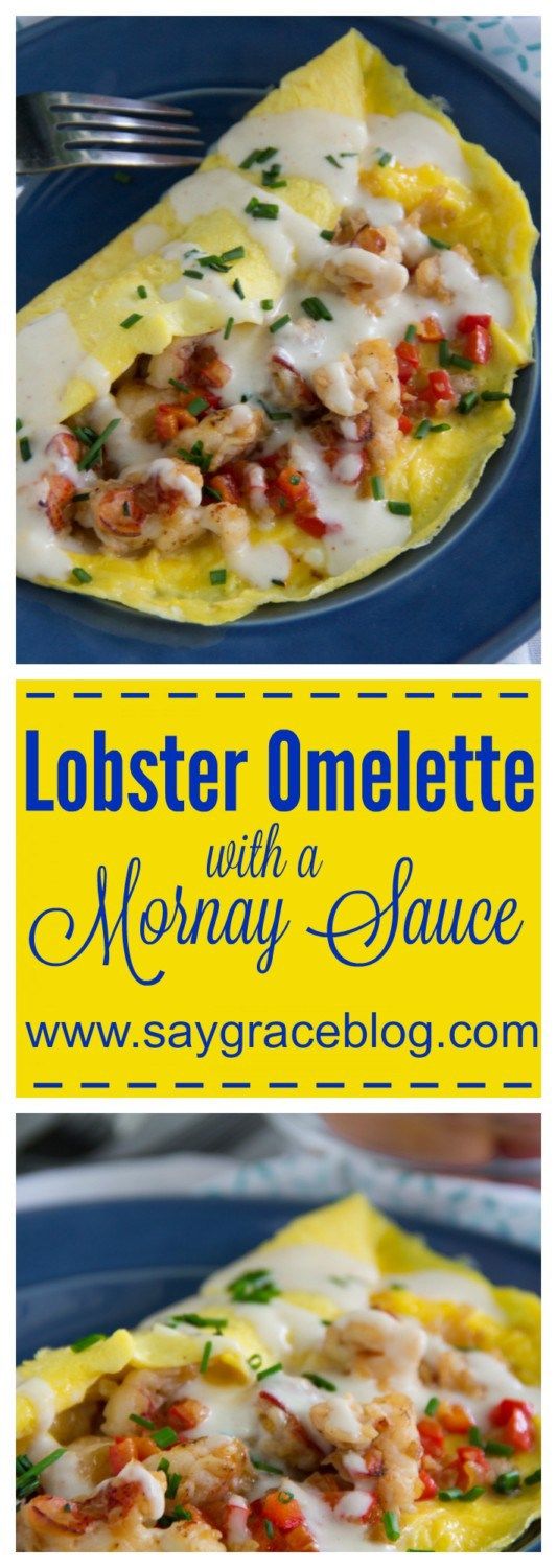 Lobster Omelette with a Mornay Sauce