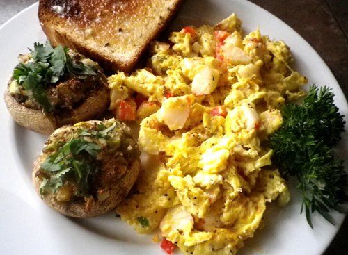 Lobster Scrambled Eggs