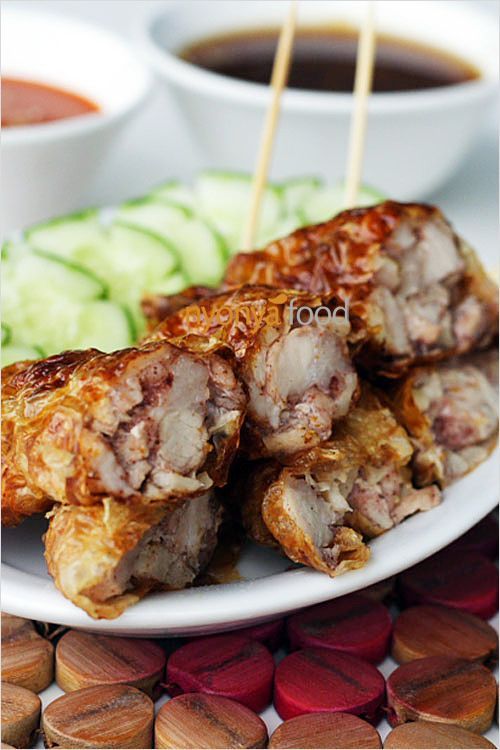 Loh Bak Recipe (Five-Spice Pork Roll/卤肉