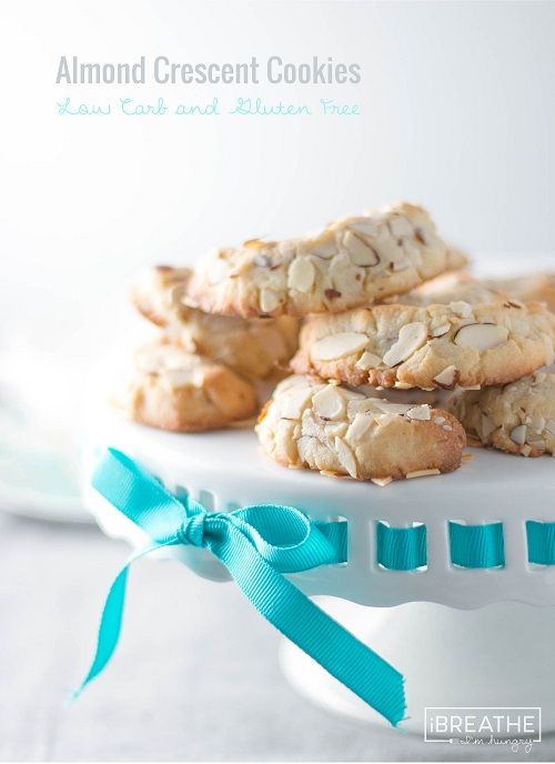 Low Carb Almond Crescent Cookies - Gluten Free