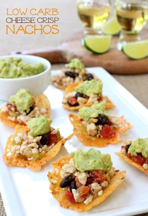 Low Carb Cheese Crisp Nachos