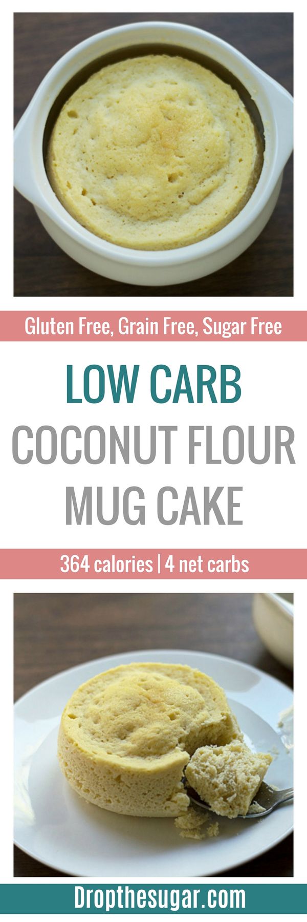 Low Carb Coconut Flour Mug Cake