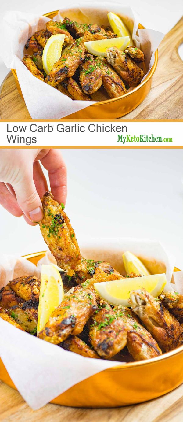 Low Carb Garlic Chicken Wings