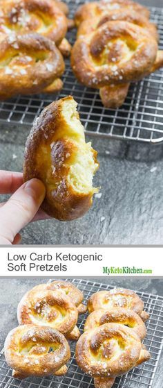 Low Carb Ketogenic Soft Pretzels