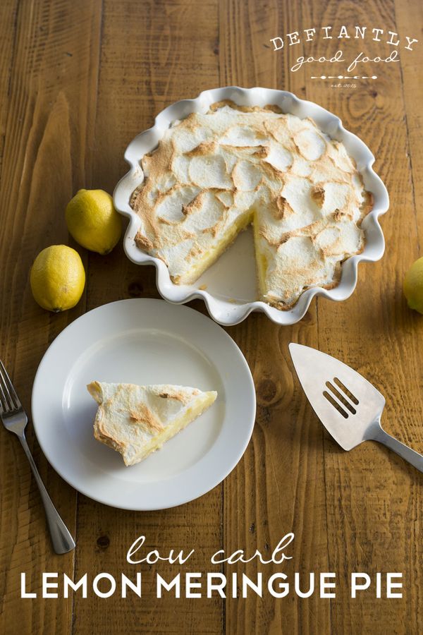 Low Carb Lemon Meringue Pie