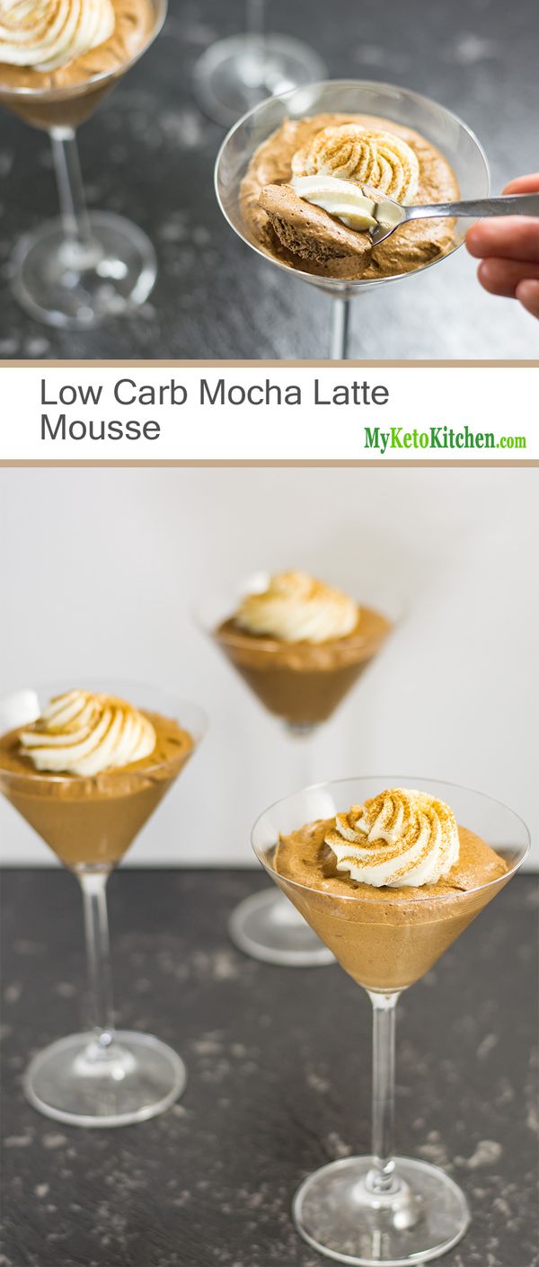 Low Carb Mocha Latte Mousse