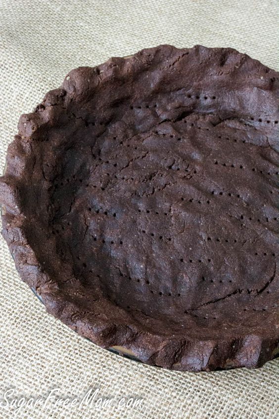 Low Carb Nut Free Grain Free Chocolate Pie Crust