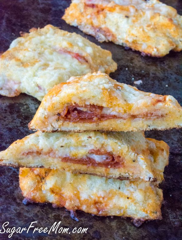 Low Carb Pizza Pockets (Grain Free, Nut Free