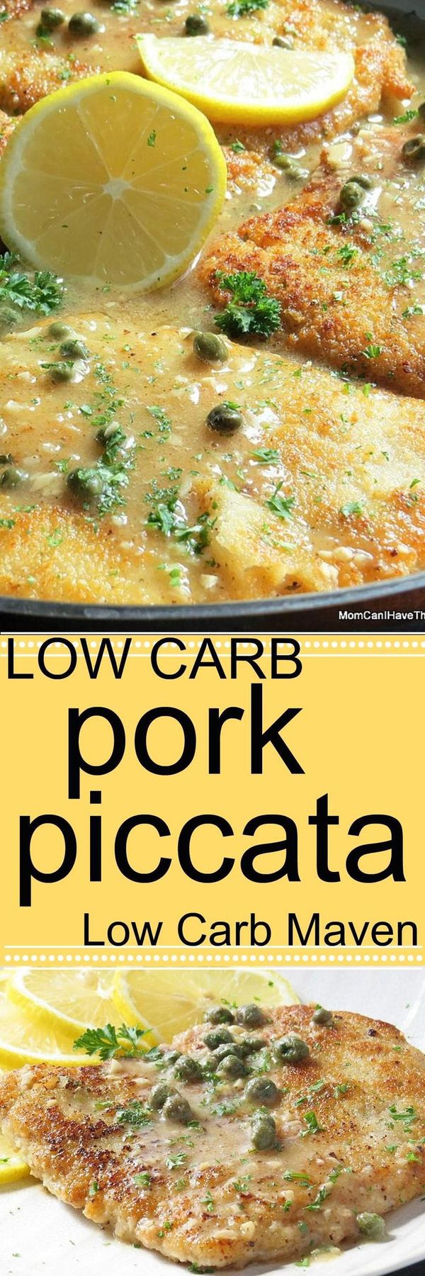 Low Carb Pork Loin Piccata