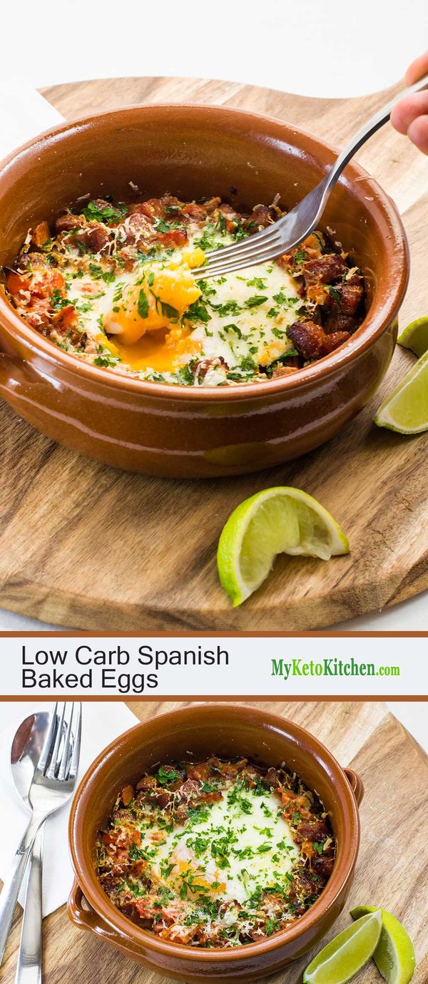 Low Carb Spanish Baked Eggs