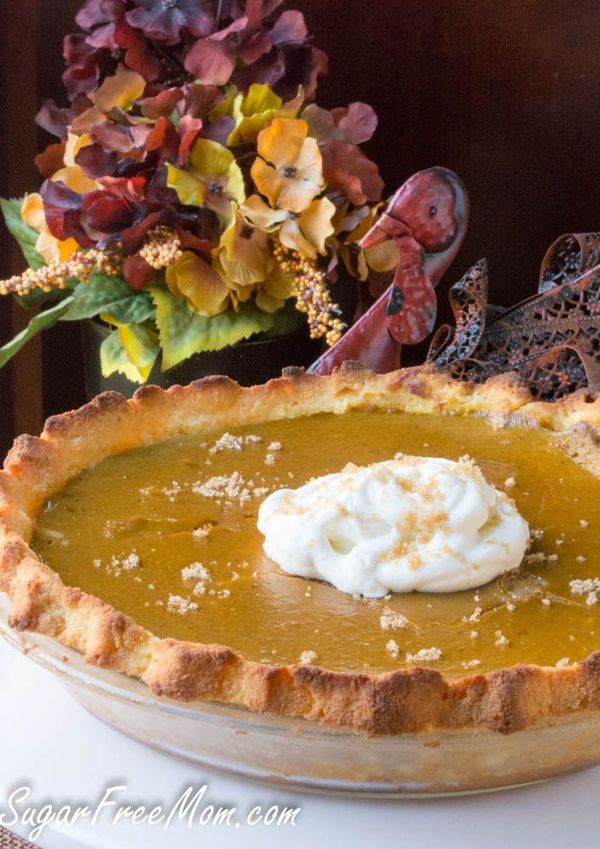 Low Carb Sugar-Free Pumpkin Pie