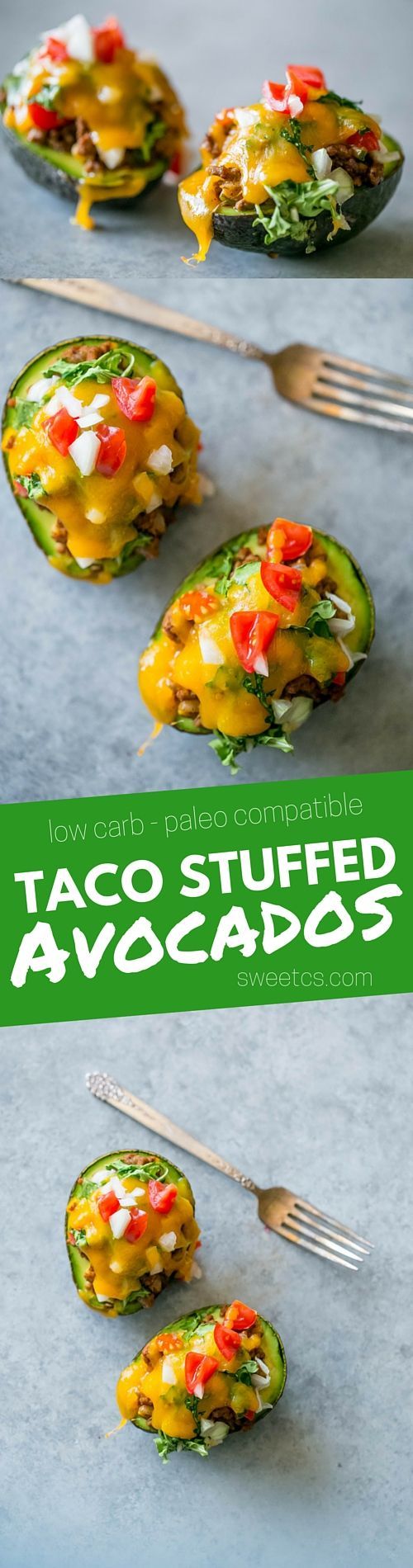 Low Carb Taco Stuffed Avocados