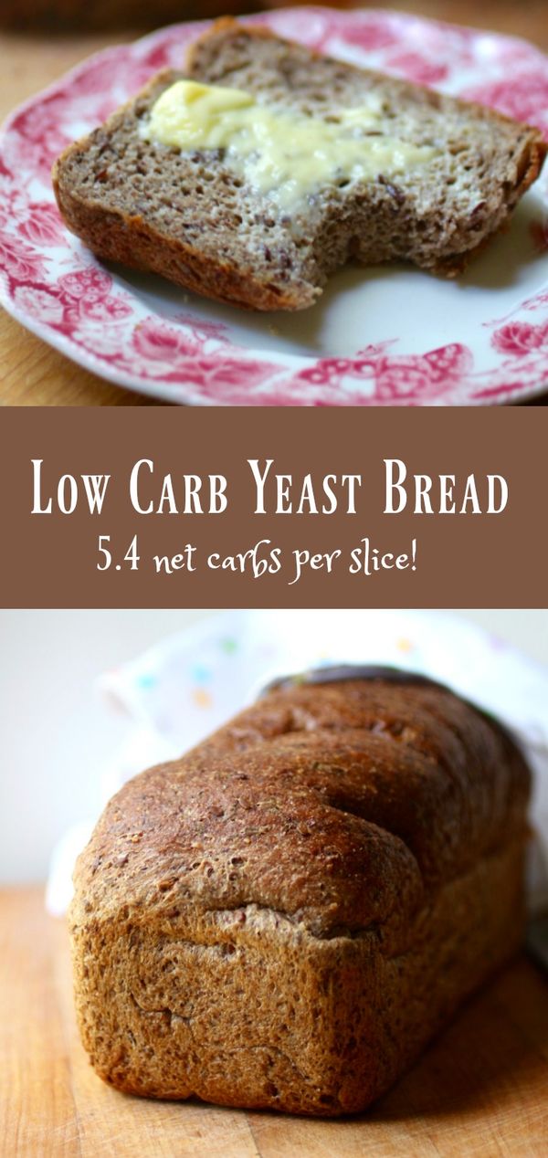 Low Carb Yeast Bread: Keto Sandwich Bread