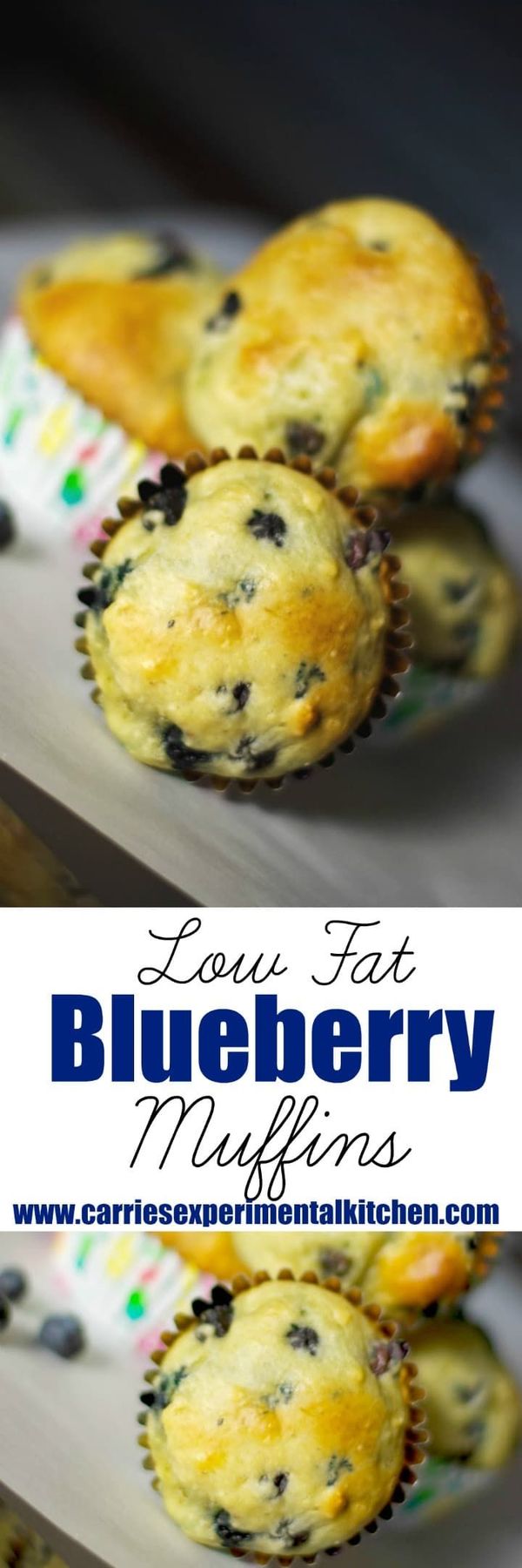 Low Fat Blueberry Muffins